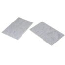 Platzmatten-Set Sterne, 2-tlg., karierte Paspel, 100% Baumwolle ca. L48xB32 cm