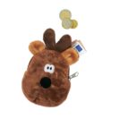 Plüsch-Geldbörse Rudi, 100 % Polyester 16 x 10 x 2 cm