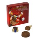 Pralinen Frohe Weihnachten, 4 Pralinen, ca. 40g