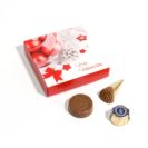 Pralinen Frohe Weihnachten, 4 Pralinen, ca. 40g