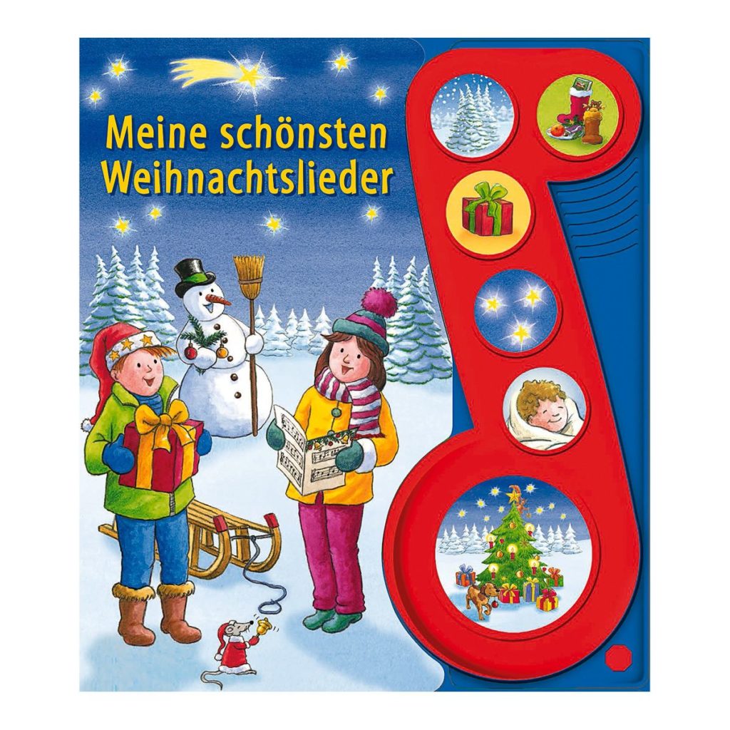 Soundbuch Meine schönsten Weihnachtslieder, 6 Soundbuttons, 6