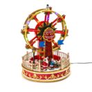 Spieluhr Winterdom, mit LED-Beleuchtung, nostalgisch, Polyresin Durchmesser ca. 22 cm, 28 cm hoch