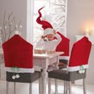 Stuhlhusse Santamütze, zur Dekoration, 100 % Polyester 45x55cm