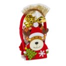 Weihnachts-Filztäschchen, 50g Schokolade