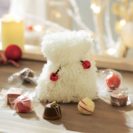 Weihnachts-Säckchen Flauschig, Glocke ca. B11xT6xH15 cm