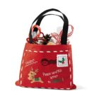 Weihnachtsbeutel Santa-Brief, 100% Polyester 20 x 16 cm
