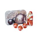 Weihnachtsdose, 24g Lindt-Füllung, Metall