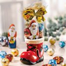 Weihnachtsmannstiefel, gefüllt, inkl. 50g Schokolade, Porzellan