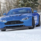 Aston Martin Vantage Winter-Training am Katschberg