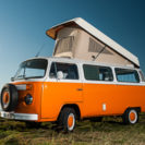 Camping-Urlaub im VW Bulli fuer bis zu 5 Personen