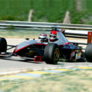 Formel 1 Rennfahrt im Doppelsitzer in Suedfrankreich
