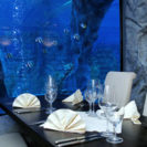 Mittagessen unter Wasser fuer 2