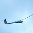 Segelflug ueber Innsbruck