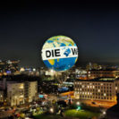 Berlin-Panorama aus dem Welt-Ballon