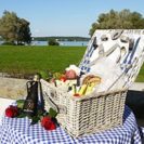Picknick-Korb am Bodensee fuer 2