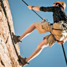 Abseilen am Schloss Waldeck (1 Stunde)