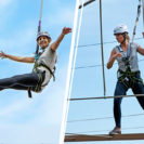 Hochseilgarten & Sky Jump fuer 2 - Arena Muenchen