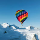 Alpen-Panorama im Heissluftballon