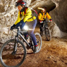 Biken im Bergwerkstollen bei Klagenfurt