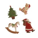 Deko-Hänger-Set, 4-tlg. Traditional Christmas