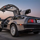DeLorean Rundfahrt durch Dresden