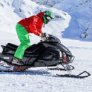 E-Schneemobil fahren in Engelberg