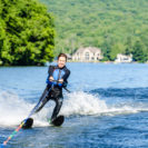Wasserski fahren am Boot oder Jetski
