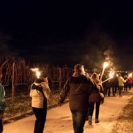 Fackelwanderung & romantisches Kaesefondue im Weinberg fuer 2