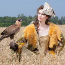 Fotoshooting mit Greifvogel