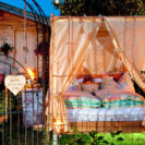 Uebernachtung im Garten-Himmelbett Raum St. Johann fuer 2