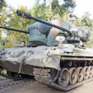 Gepard Flakpanzer fahren bei Osnabrueck