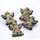 Herz-Holzbox HERZ & 6x Engel Grüntee