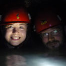 Trekking in der Wasserhoehle bei Reutlingen