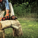 Holzfaeller fuer einen Tag