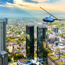 Hubschrauber-Rundflug ueber Frankfurt