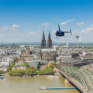 Hubschrauber-Rundflug ueber Koeln