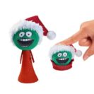 Hüpf-Männchen-Set, 12-tlg. Weihnachtsmänner rot, Kunststoff, ca. 11,5 cm x 4 cm