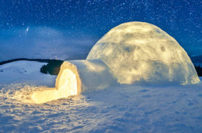 Coole Nacht im Inuit-Style!