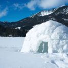 Iglu selber bauen mit Outdoorkueche in Hohentauern
