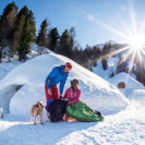Romantische Nacht im Iglu in Suedtirol fuer 2