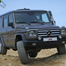 Offroad Parcours mit dem Gelaendewagen im Altmuehltal