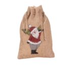 Jutebeutel Weihnachtsmann