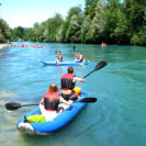 Kajak fahren auf der Aare für 2