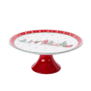 Kuchenplatte Weihnachtsmann& Kinder, handgefertigt, ca. Ø 27 cm
