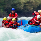 Wildwasser-Rafting im 3er-Boot im Oetztal
