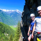 Klettersteig Tour am Lehnerwasserfall Sautens