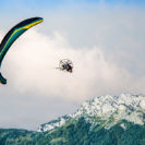 Motorgleitschirm fliegen