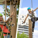 Hochseilgarten & Flying Fox fuer 4 - Arena Muenchen