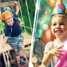 Beste Geschenke 2025 | Geschenkempfehlungen 8 Kindergeburtstag im Outdoor Hochseilgarten - Arena Muenchen