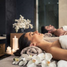 Romantische Massage fuer 2
